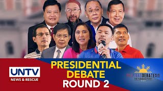 Presidential Debate Round 2 Comelec PiliPinas Debates 2022  April 3 2022 [upl. by Ulu792]