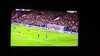 Ramires goal vs Man Utd  Capital One Cup 2012 [upl. by Ansley698]