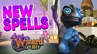 Wizard101 ALL NEW Selenopolis Spells [upl. by Schnapp]