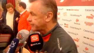 Interview mit Ottmar Hitzfeld NatiTrainer [upl. by Osnofla]