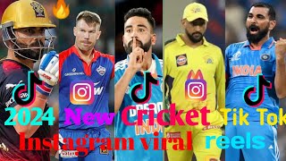 Cricket Tik Tok Video 2024💥 New Cricket Tik Tok Video🔥 Instagram reels MrIndianCricketer [upl. by Otsirave]