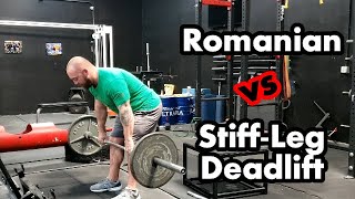 How to Perform a Romanian Deadlift Its Different Than a StiffLeg Technique for RDLs Explained [upl. by Warrick79]