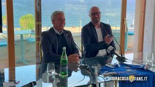 🦁🎥 La conferenza stampa di presentazione di Walter Zenga come Club Manager del Siracusa Calcio [upl. by Madriene]