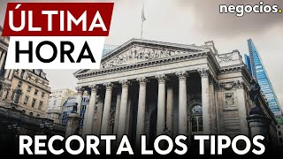 ÚLTIMA HORA El Banco de Inglaterra recorta tipos por primera vez desde 2020 ¿el momento de la FED [upl. by Kuhn329]