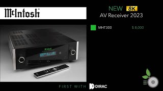 McIntosh New 8K AV Receiver with DIRAC MHT300 [upl. by Ilaw]