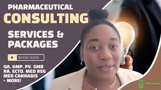 Pharmaceutical Consulting Services Quality Assurance  Regulatory Affairs  Pharmacovigilance [upl. by Leidag124]