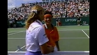 Steffi Graf vs Kimiko Date Miami 1992 R4 [upl. by Nader872]