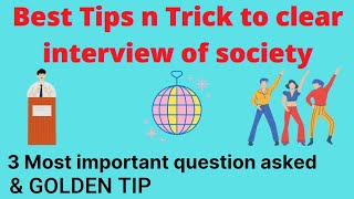 TIPS TO CRACK INTERVIEW OF SOCIETIES OF DU  QUESTIONS asked in interview of college societies [upl. by Najtsirk]