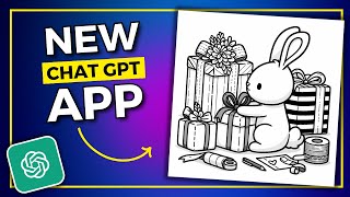 Create Coloring Pages Using Chat GPT and This NEW App [upl. by Nnylsoj993]