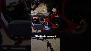 MORE POWERRRR🔥🤑b200 coleman minibike bikelife powersports ytshorts ytviral minibikes [upl. by Ahsaya]