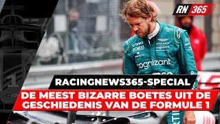 De meest BIZARRE boetes uit de geschiedenis van de Formule 1  RacingNews365 [upl. by Ttirb]