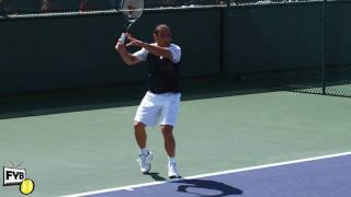 Marcos Baghdatis warming up in high definition  Indian Wells Pt 20 [upl. by Votaw]