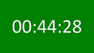 53 Minutes Countdown Timer Green Screen No Sound ⏱ [upl. by Etyak]