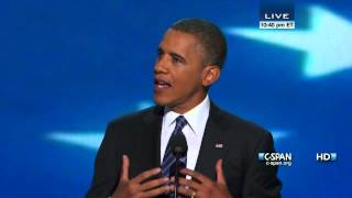 President Obama Acceptance Speech at 2012 Democratic National Convention CSPAN  Full Speech [upl. by Premer]