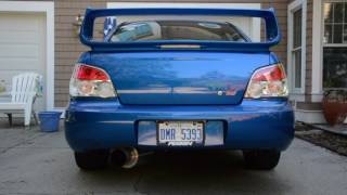 2004 Subaru Wrx Sti Invidia Catless Downpipe Before amp After [upl. by Nylitak519]