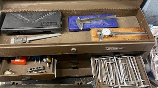 Toolbox tour 11 machinist measuring tool box [upl. by Aneetsirhc]