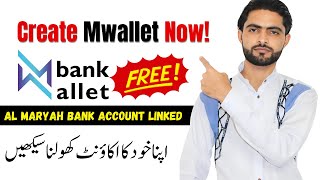 How to Create an Mwallet Account  Linked with Al Maryah Community Bank [upl. by Elladine228]