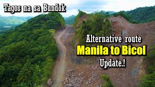 ATIMONAN TO MAUBAN ROAD UPDATE l NEW ALTERNATIVE ROUTE TO BICOL [upl. by Ryter]