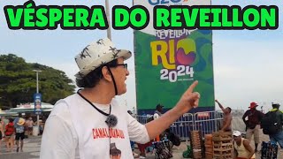 VESPERA DO RÉVILLON NA PRAIA DE COPACABANA RJ por Canal do Mariuu [upl. by Kohcztiy]