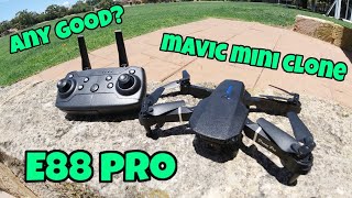 Is This Cheap Drone Any Good  E88 PRO Mavic Mini Clone [upl. by Dimond]