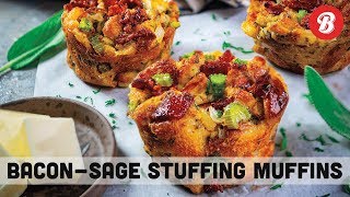 Bacon Sage Stuffing Muffins  Brookshire Bros [upl. by Ailev]