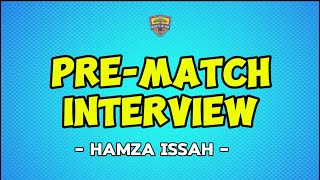 Prematch Interview  Hamza Issah speaks ahead of the Nations fc game [upl. by Askari107]