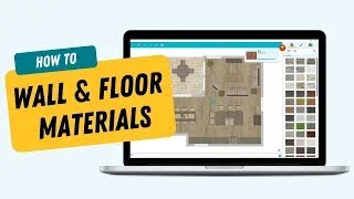 Add Materials to Floor Plans  RoomSketcher App [upl. by Houghton]