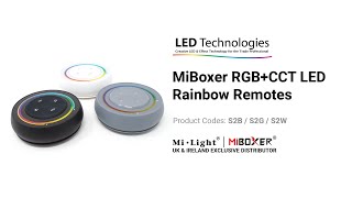 MiBoxer RGBCCT LED Rainbow Remotes  LED Technologies [upl. by Aleekahs]