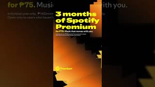 Spotify Premium for P753 months Digital Ad Q4 20242025 10s x2 PH Version 5 ST Shorts [upl. by Collayer446]