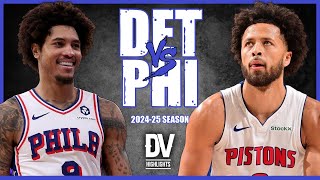 Detroit Pistons vs Philadelphia 76ers Full Game Highlights  Oct 30 2024  Regular Season [upl. by Kistner]