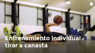 Entrenamiento individual tiro a canasta  Baloncesto [upl. by Suzzy]