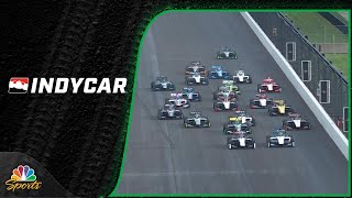 Indy NXT Series HIGHLIGHTS  Indianapolis Grand Prix Race 1  51024  Motorsports on NBC [upl. by Eidak]