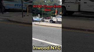 NYPD Electric Car Accident breakingnews news sports [upl. by Kolosick763]