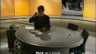 VRT TV1  Het Journaal met Ivo Belet eerst Keno amp Weer met Frank Deboosere 1 december 1998 [upl. by Oribel]