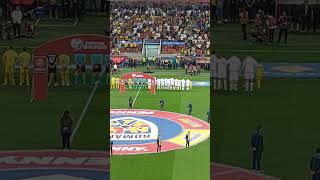 Romania vs Kosovo Romanian and Serbian fans together on National Arena LET THE SHOW BEGIN ⚽📢🏴‍☠️🍺 [upl. by Hannavas]