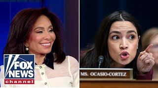 AOC is ‘embarrassing herself’ Judge Pirro [upl. by Yenitsed104]