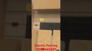 Electric Fencing electricfence electricfencing electricfencewire security [upl. by Ellecrad]