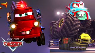 Tow Mater vs The Ice Cream Monster Truck  More Cars Cartoons for Kids  Pixar Cars [upl. by Keelia]