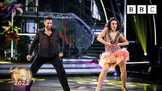 Amanda Abbington and Giovanni Pernice Salsa to Oye by Gloria Estefan ✨ BBC Strictly 2023 [upl. by Siednarb]