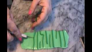 Polymer Clay Watermelon Cane Tutorial [upl. by Alanah886]