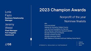 2023 Clallam EDC Gala Nonprofit of the Year Champion Award [upl. by Machute]