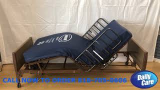 Invacare Full Electric Hospital Bed Package Daily Care 8187050606 [upl. by Poucher]