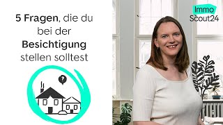 Hauskauf Diese 5 Fragen solltest du bei der Besichtigung stellen 💬 [upl. by Lladnew679]