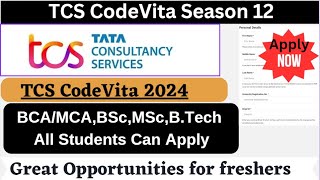 TCS CodeVita September 2024  Complete Guide  Eligibility Criteria  Registration  Upto 115 LPA [upl. by Alebasi795]