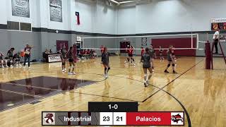 7A Rattler Volleyball vs Palacios [upl. by Linetta171]