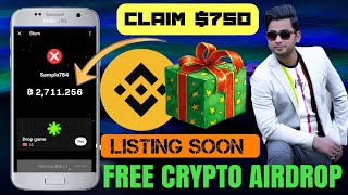 Confirmed Free Crypto Airdrop 2024  Cryptocurrency Mining app  Claim Free BLUM AIRDROP  Hindi [upl. by Ednihek793]