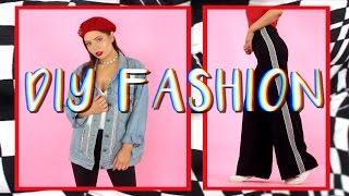 5 Easy DIY Clothing Upgrades  Fashion Hacks [upl. by Leffert385]