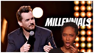 FIRST TIME REACTING TO  JIM JEFFERIES quotMILLENNIALSquot [upl. by Catto234]