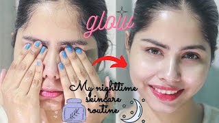 🌙NIGHTTIME SKINCARE ROUTINE for GLOWING SKIN  with Beauty Tips amp Tricks [upl. by Nnylekoorb227]