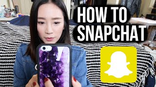 How To Snapchat ♡ 怎麼使用Snapchat  TheKellyYang [upl. by Pier]